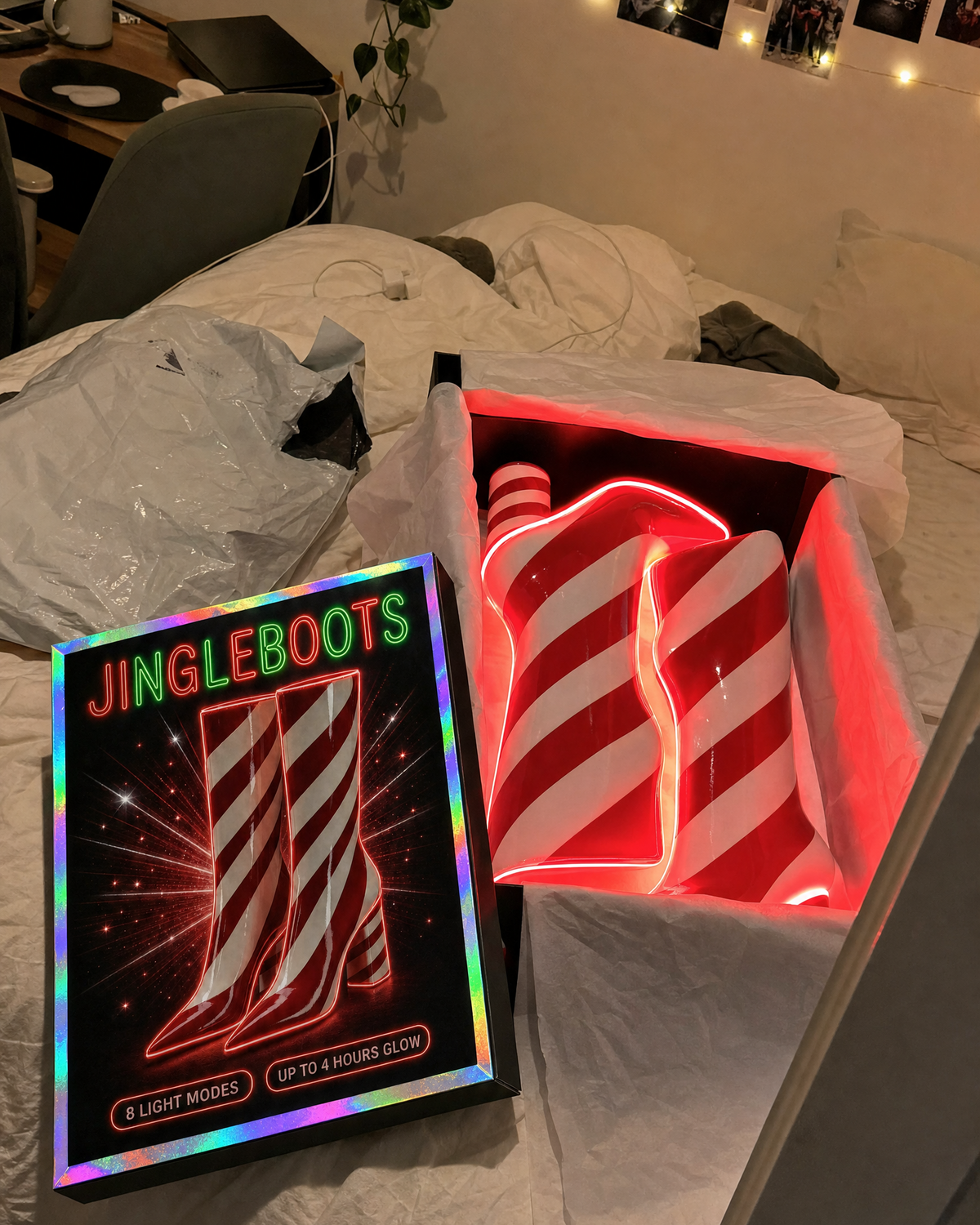 Marenti Noëlle™ Light-Up Christmas Boots