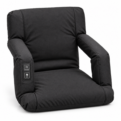 Heated seat insert with armrest heat control